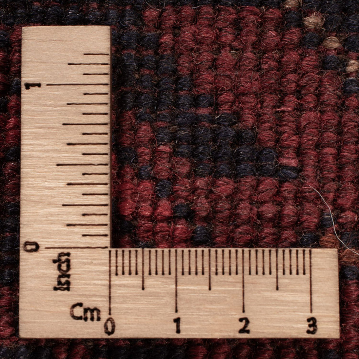 Afgański dywan - Kunduz - 198 x 130 cm - ciemna czerwień