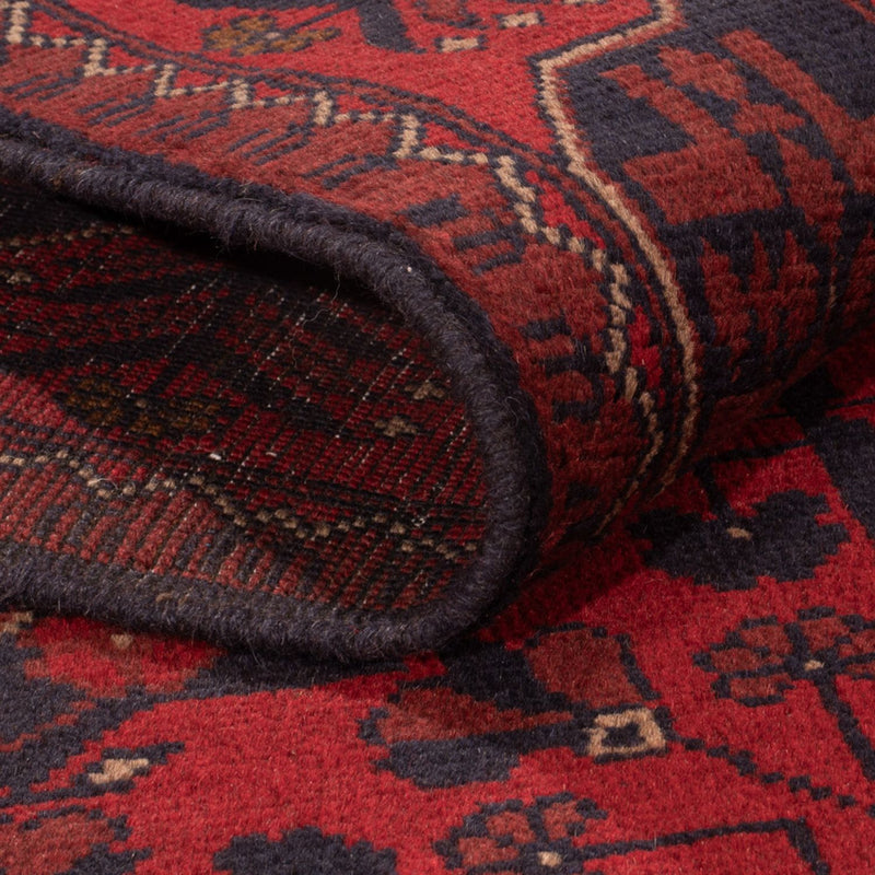 Afgański dywan - Kunduz - 196 x 121 cm - ciemna czerwień