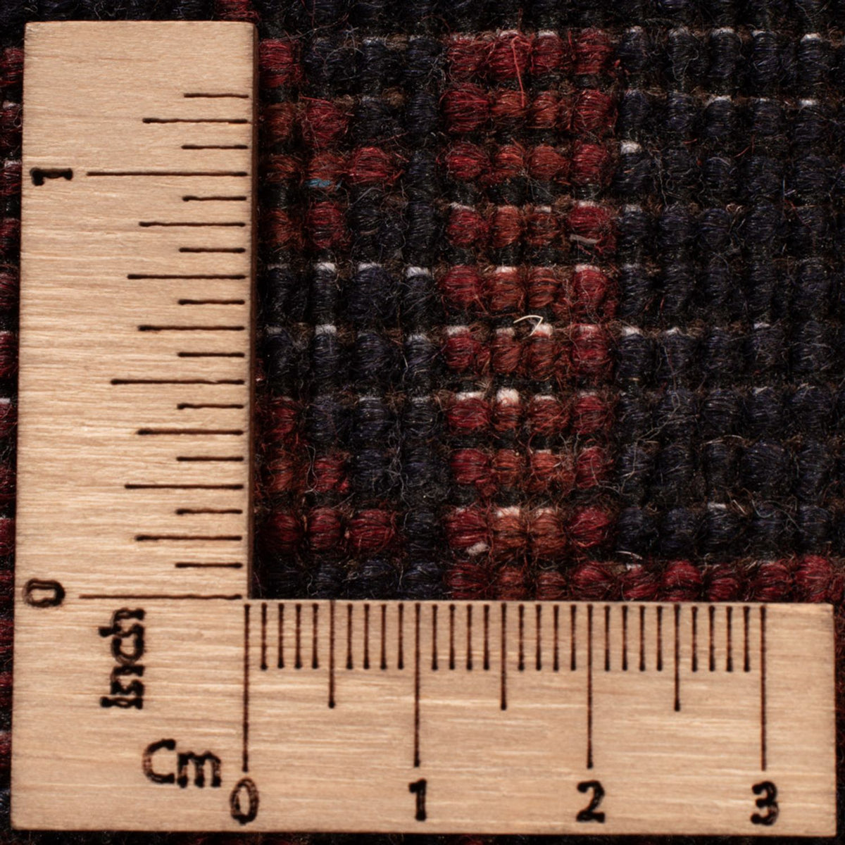 Afgański dywan - Kunduz - 192 x 127 cm - ciemna czerwień