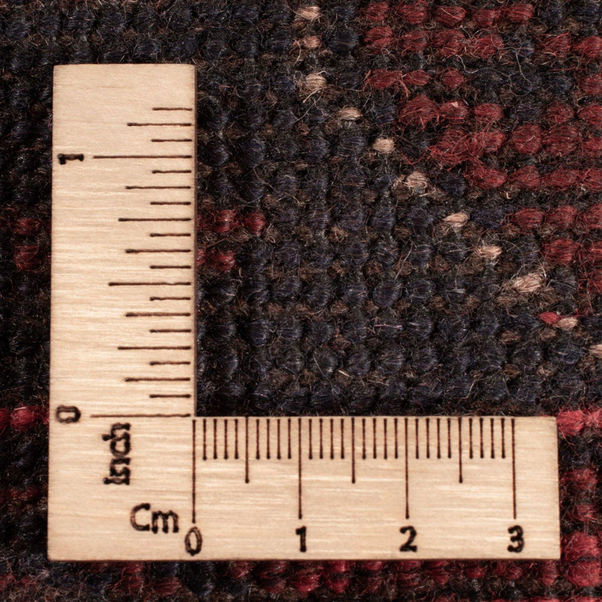 Afgański dywan - Kunduz - 189 x 129 cm - ciemna czerwień