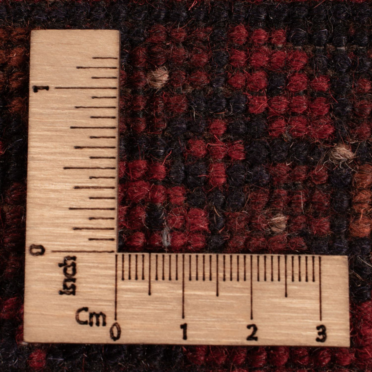 Afgański dywan - Kunduz - 195 x 125 cm - ciemna czerwień