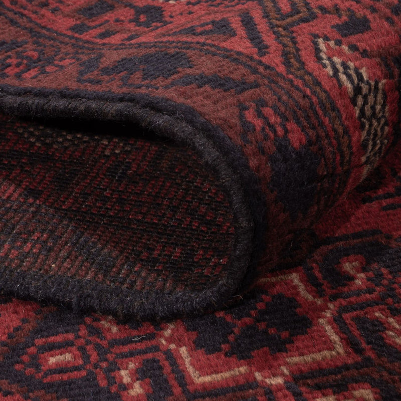 Afgański dywan - Kunduz - 190 x 128 cm - ciemna czerwień