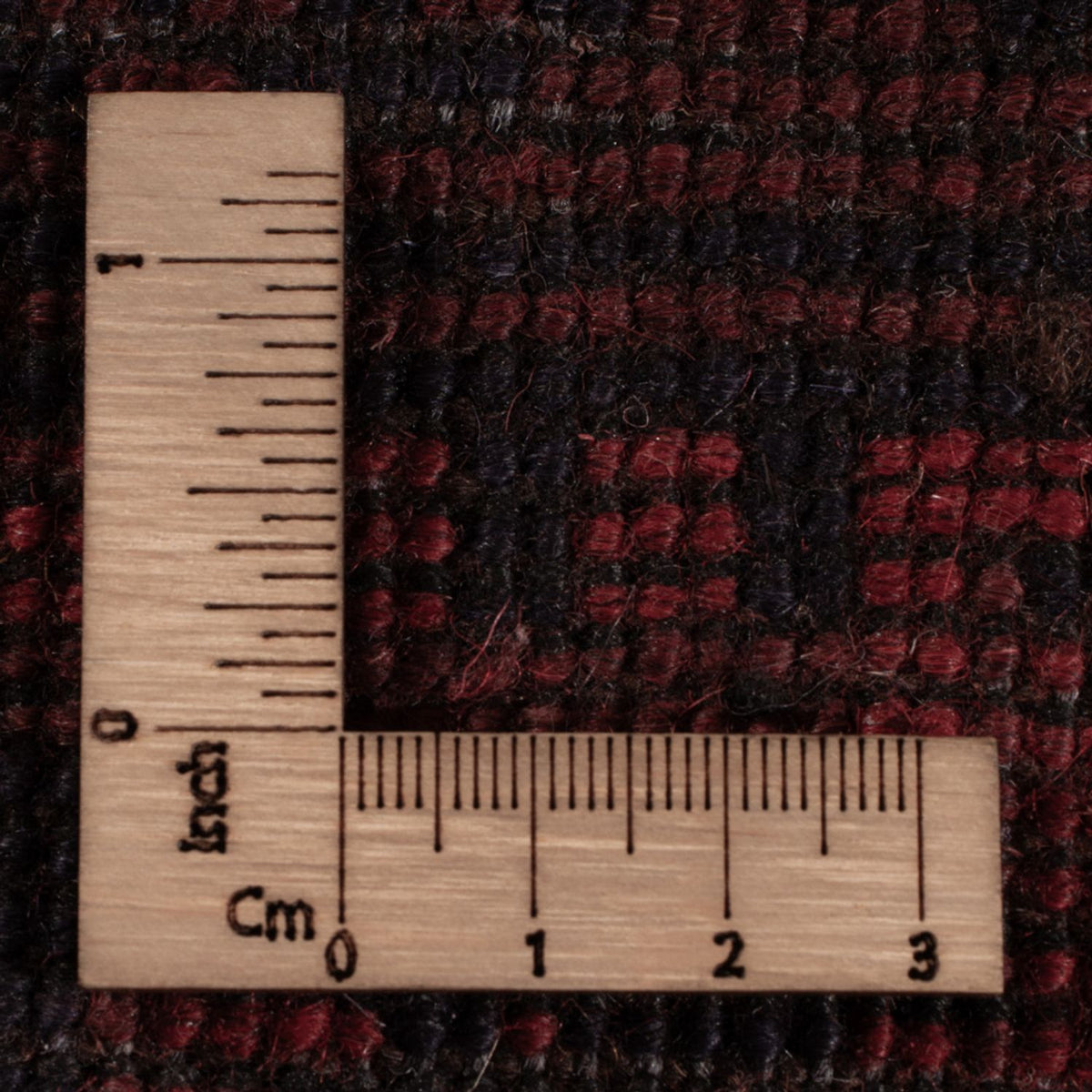 Afgański dywan - Kunduz - 190 x 128 cm - ciemna czerwień