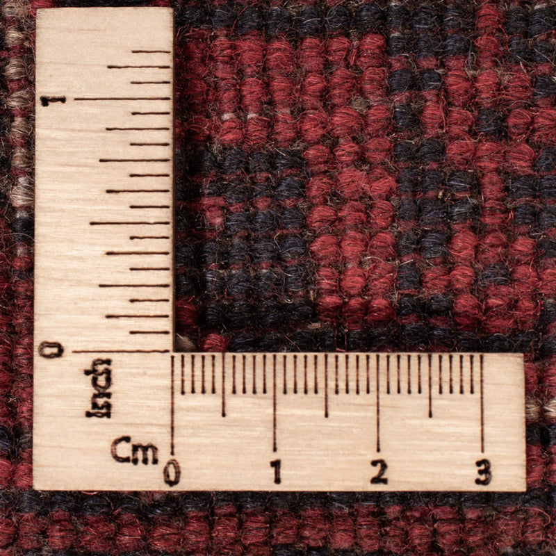 Afgański dywan - Kunduz - 201 x 130 cm - ciemna czerwień