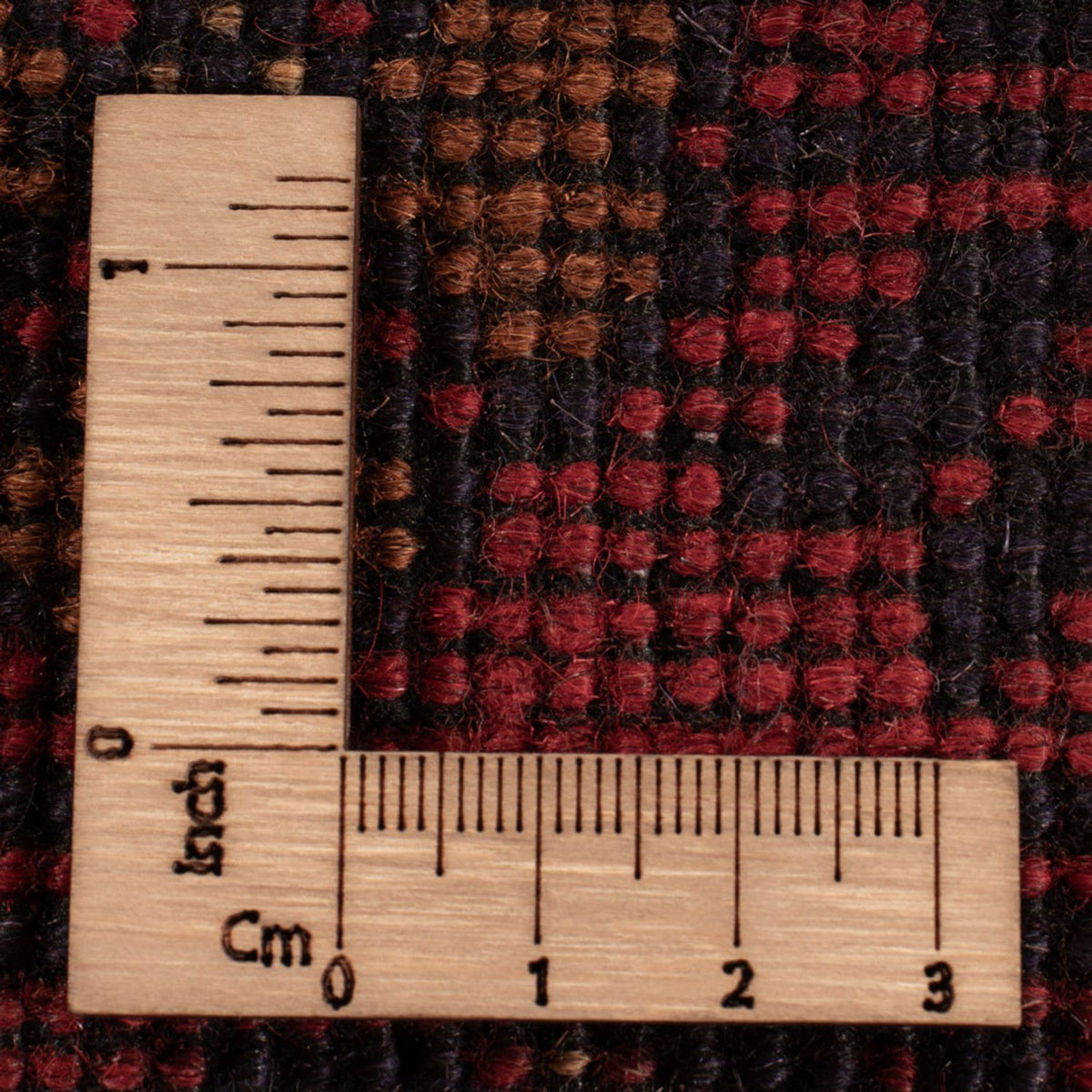 Afgański dywan - Kunduz - 193 x 124 cm - ciemna czerwień