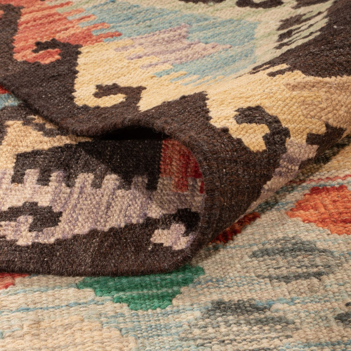 Dywan Kelim - Splash - 297 x 204 cm - wielokolorowy