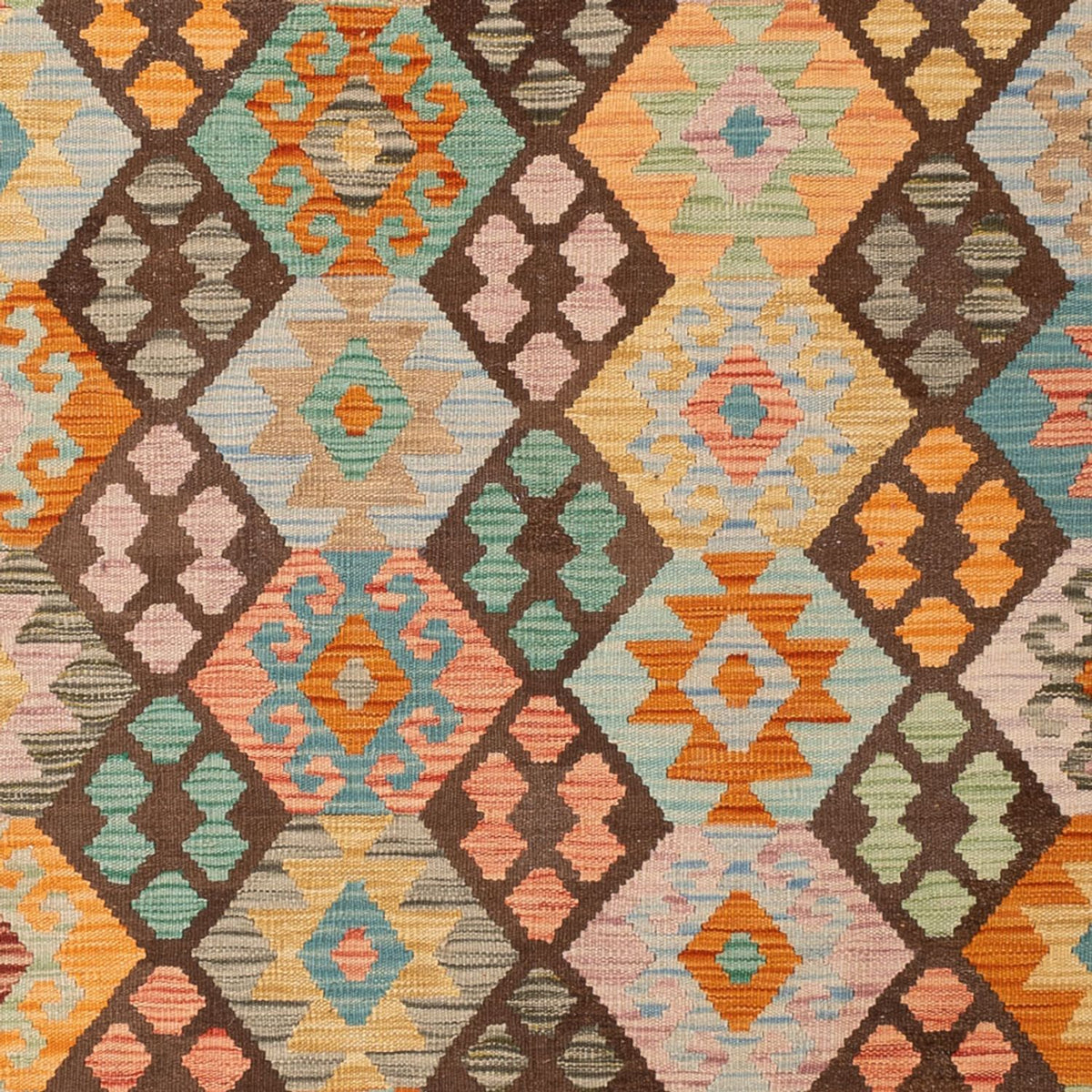 Dywan Kelim - Splash - 297 x 205 cm - wielokolorowy