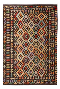 Dywan Kelim - Splash - 304 x 205 cm - wielokolorowy