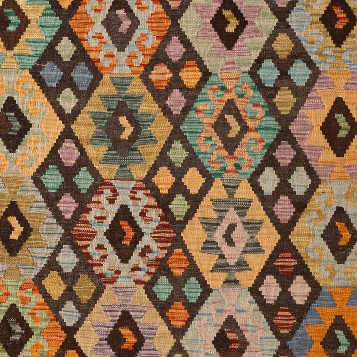 Dywan Kelim - Splash - 303 x 200 cm - wielokolorowy