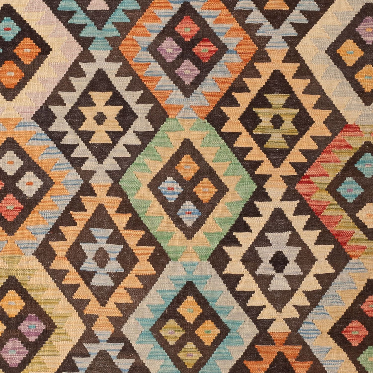 Dywan Kelim - Splash - 289 x 205 cm - wielokolorowy