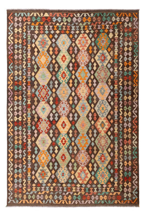 Dywan Kelim - Splash - 301 x 202 cm - wielokolorowy