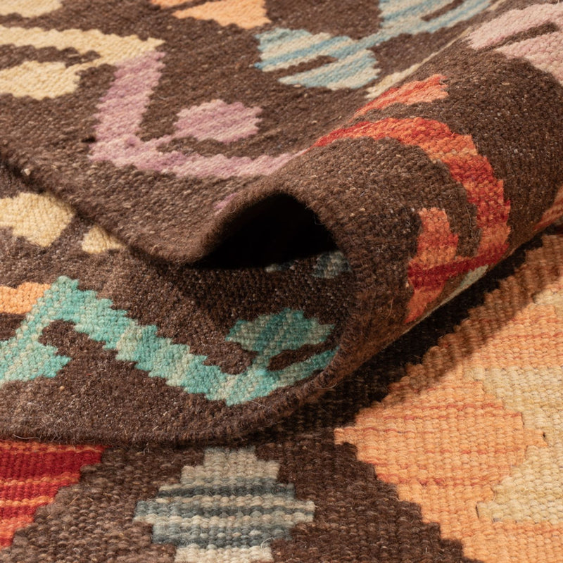 Dywan Kelim - Splash - 301 x 202 cm - wielokolorowy