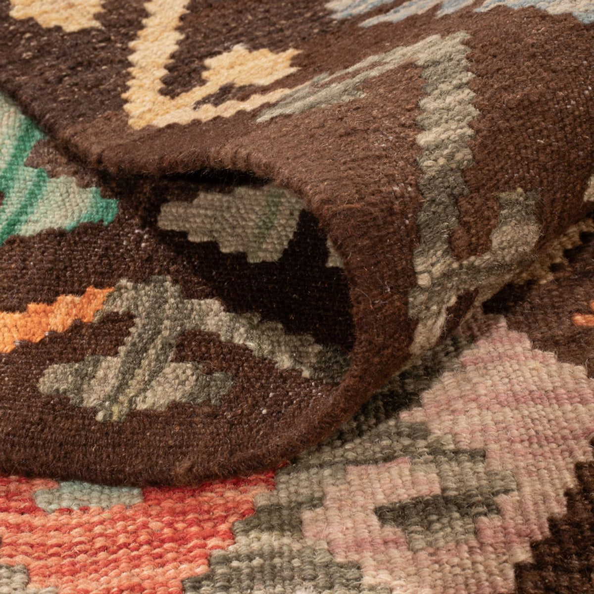 Dywan Kelim - Splash - 290 x 195 cm - wielokolorowy