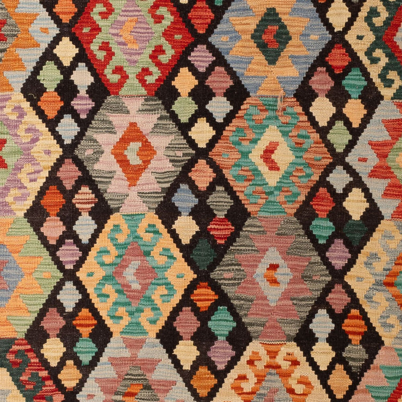 Dywan Kelim - Splash - 298 x 201 cm - wielokolorowy