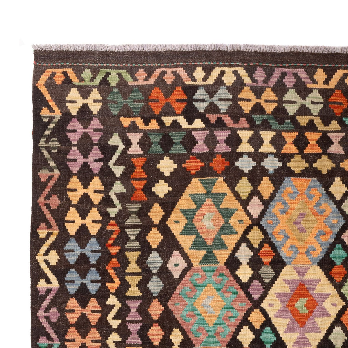 Dywan Kelim - Splash - 298 x 201 cm - wielokolorowy