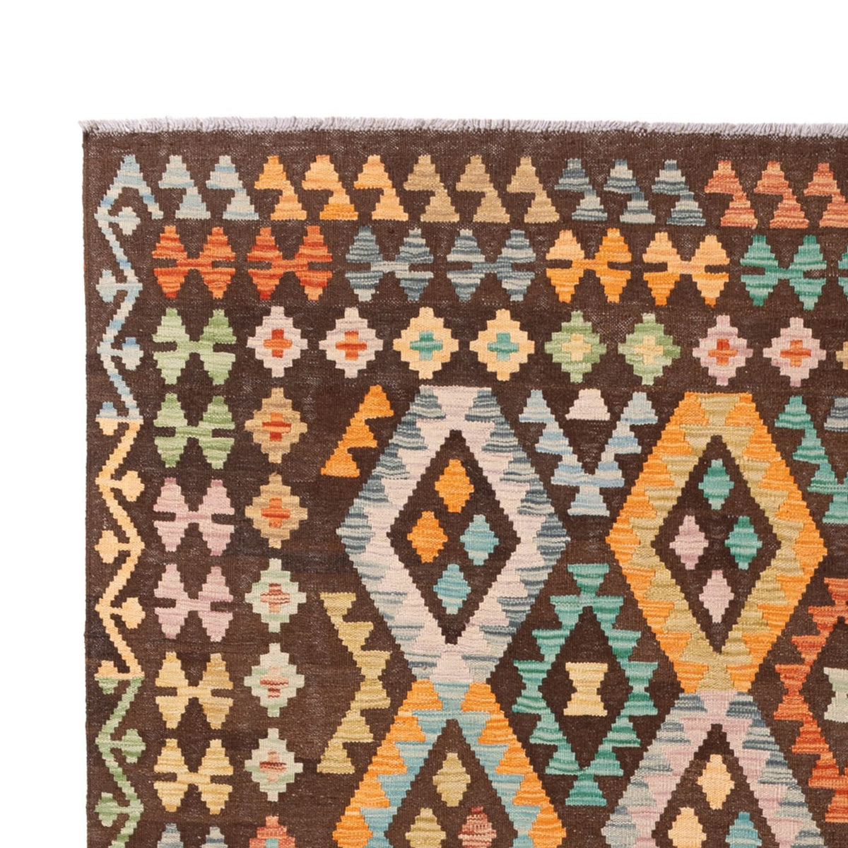 Dywan Kelim - Splash - 299 x 206 cm - wielokolorowy