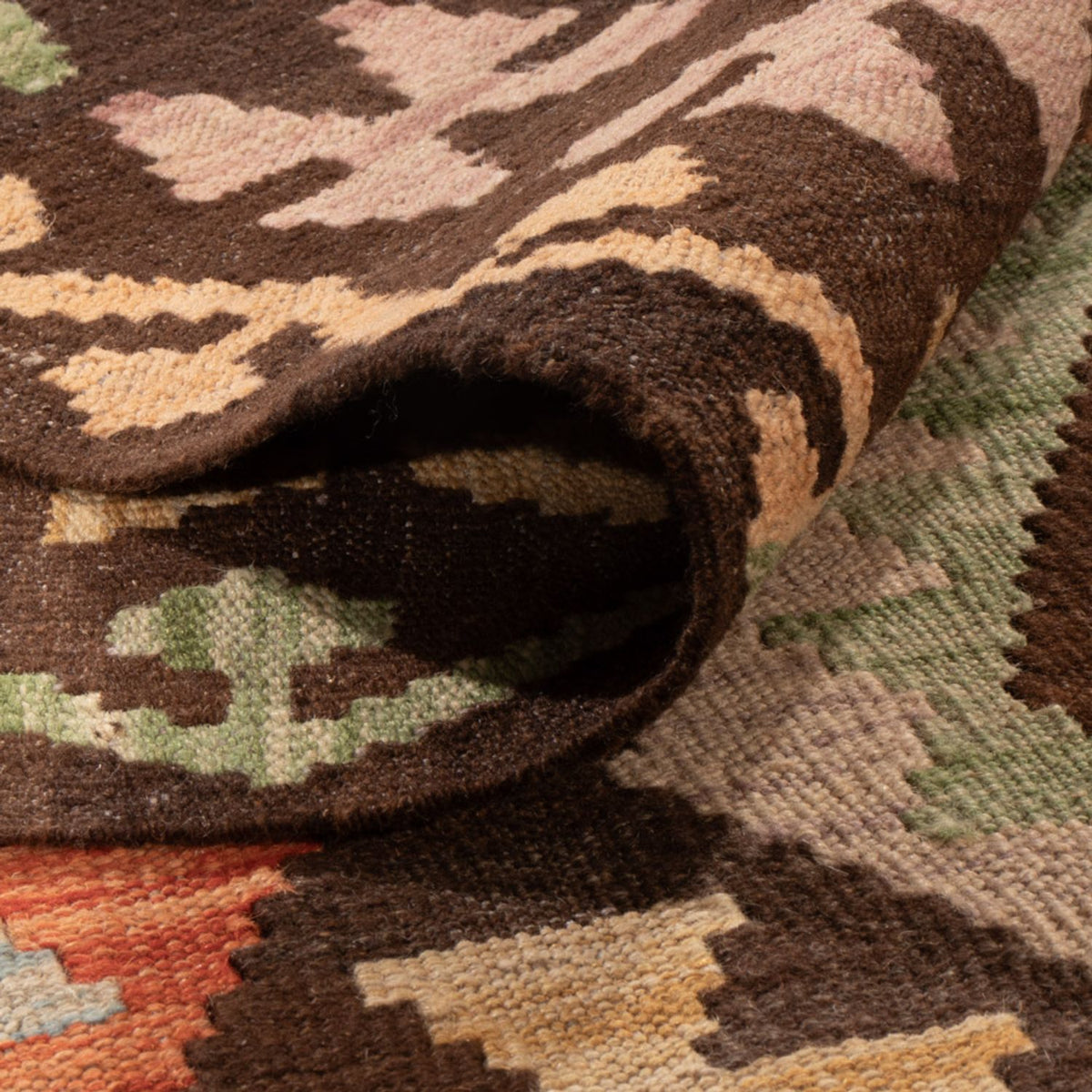 Dywan Kelim - Splash - 299 x 206 cm - wielokolorowy