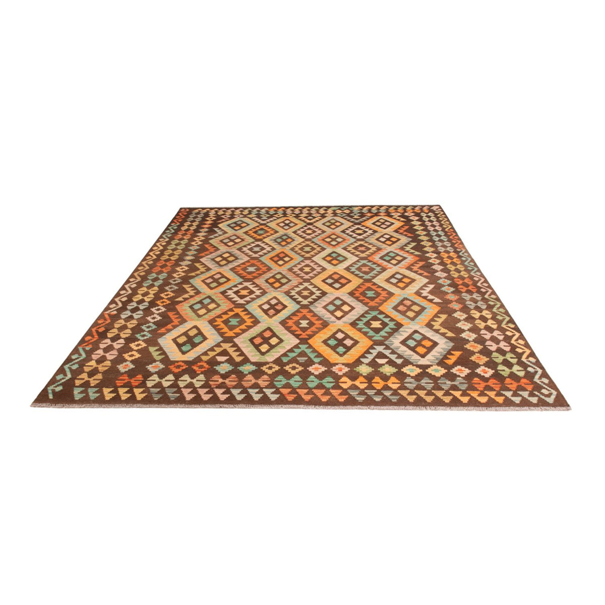 Dywan Kelim - Splash - 299 x 206 cm - wielokolorowy