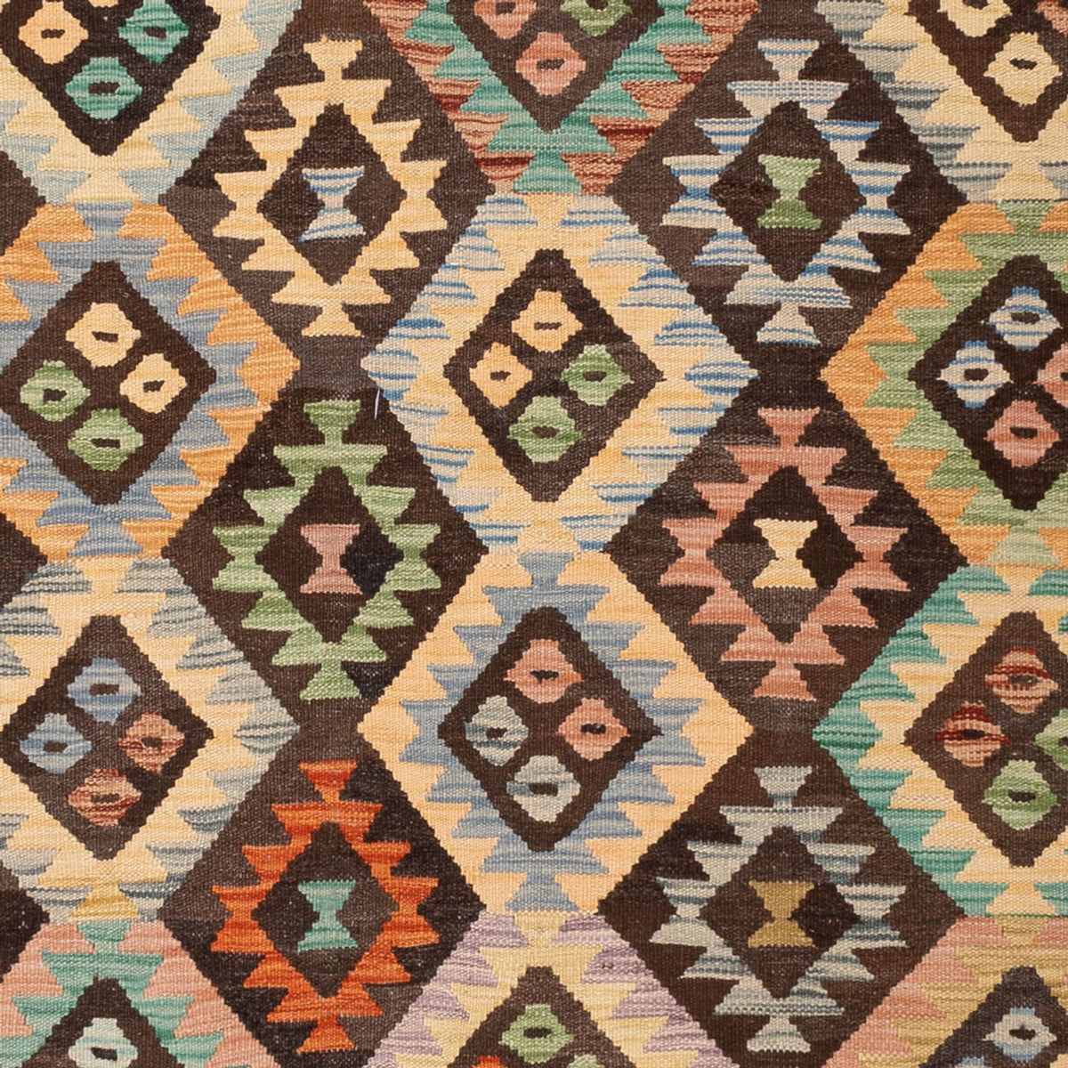 Dywan Kelim - Splash - 301 x 194 cm - wielokolorowy