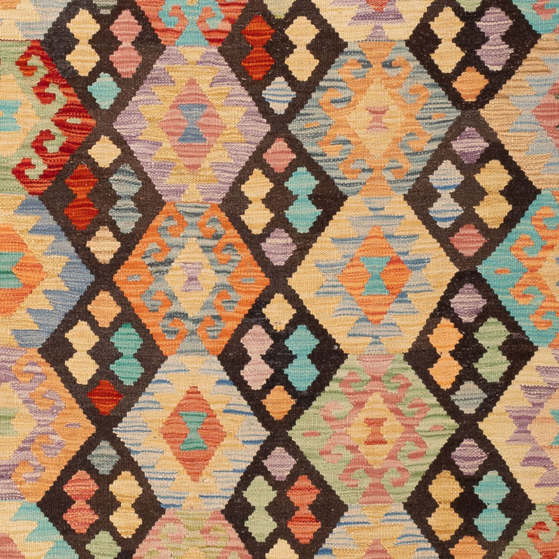 Dywan Kelim - Splash - 307 x 199 cm - wielokolorowy