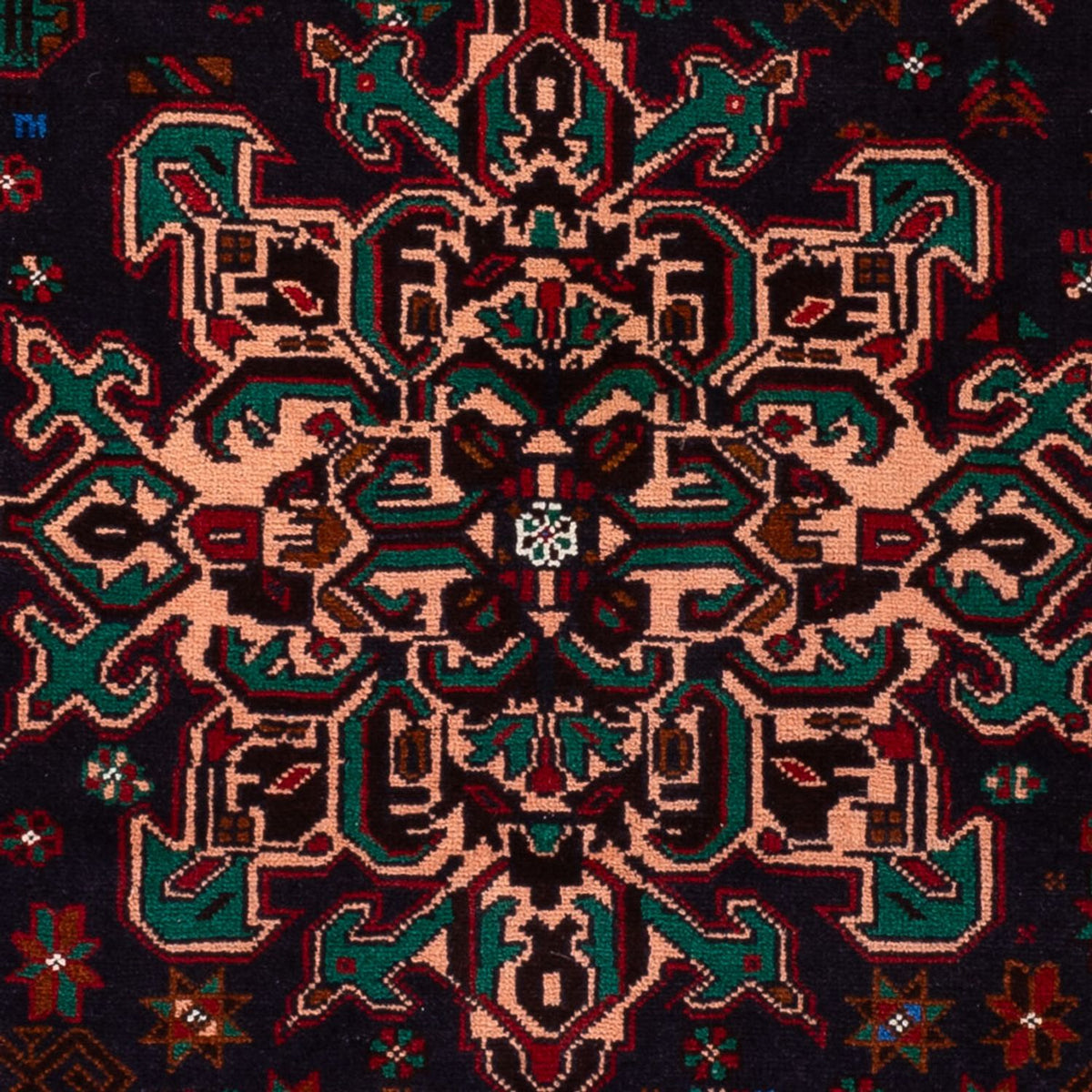 Dywan beludżycki - 180 x 105 cm - ciemnoniebieski