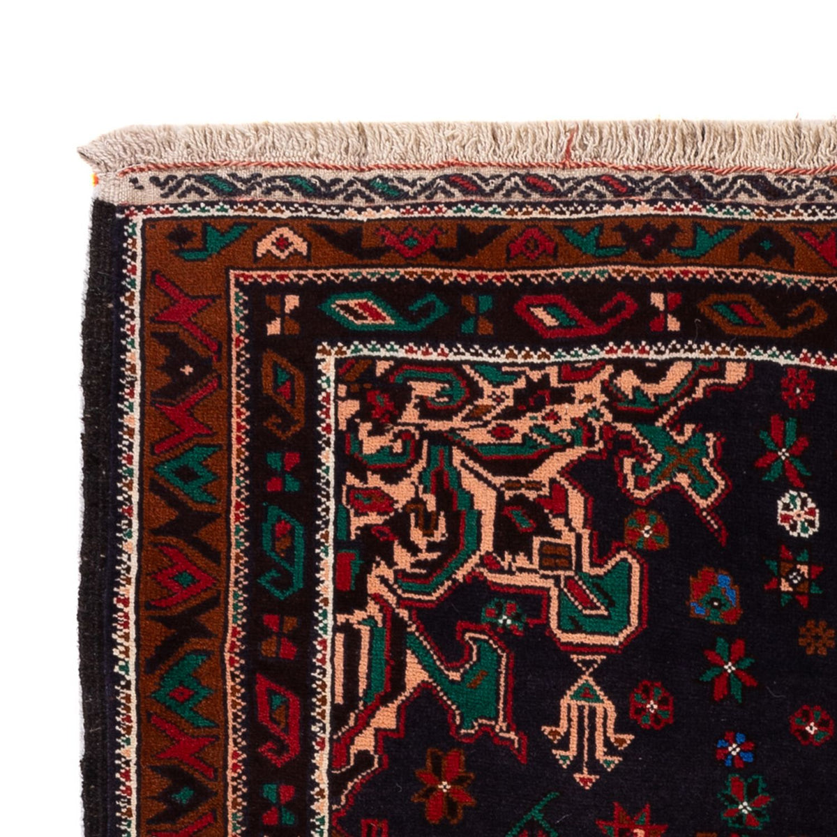 Dywan beludżycki - 180 x 105 cm - ciemnoniebieski