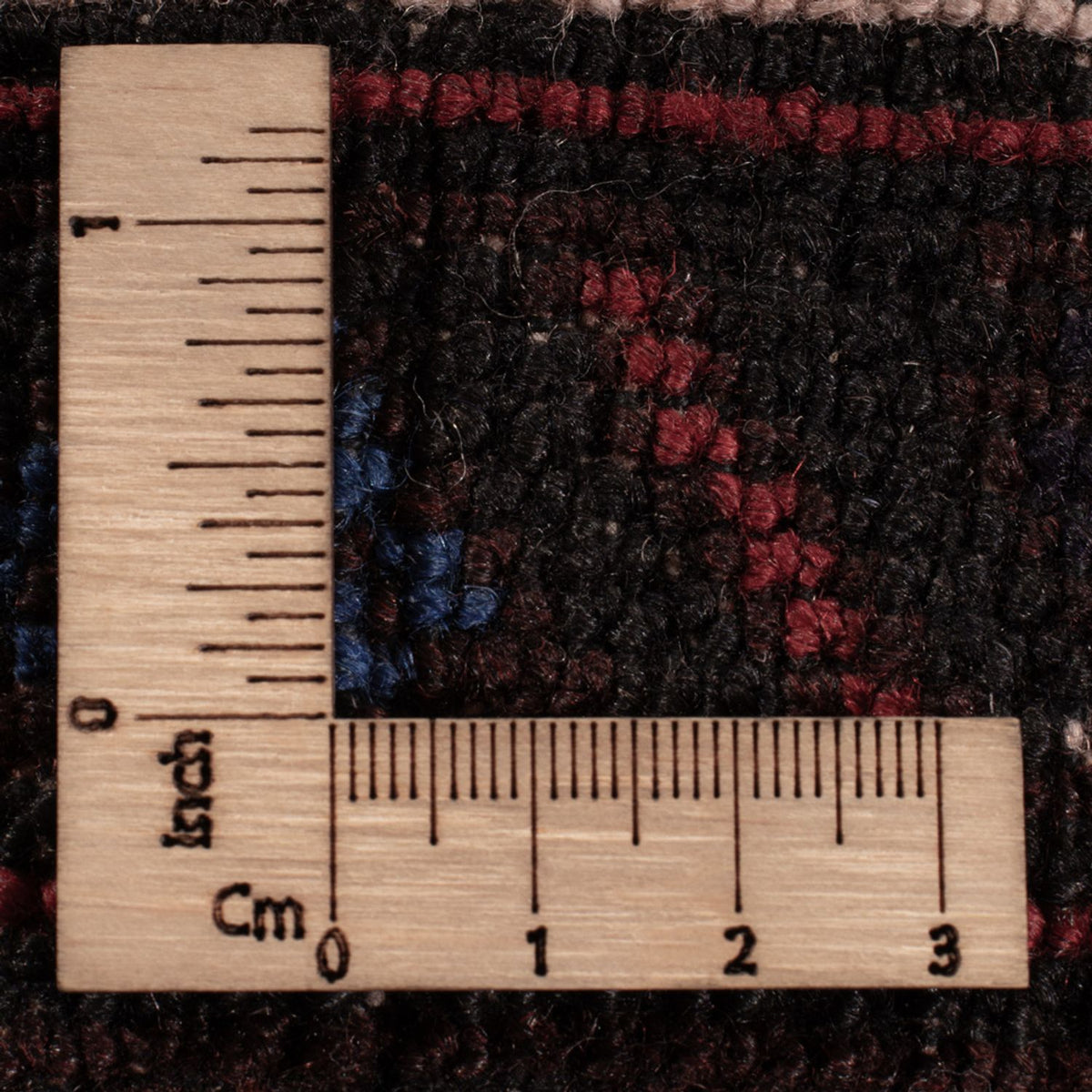 Dywan beludżycki - 188 x 123 cm - ciemna czerwień