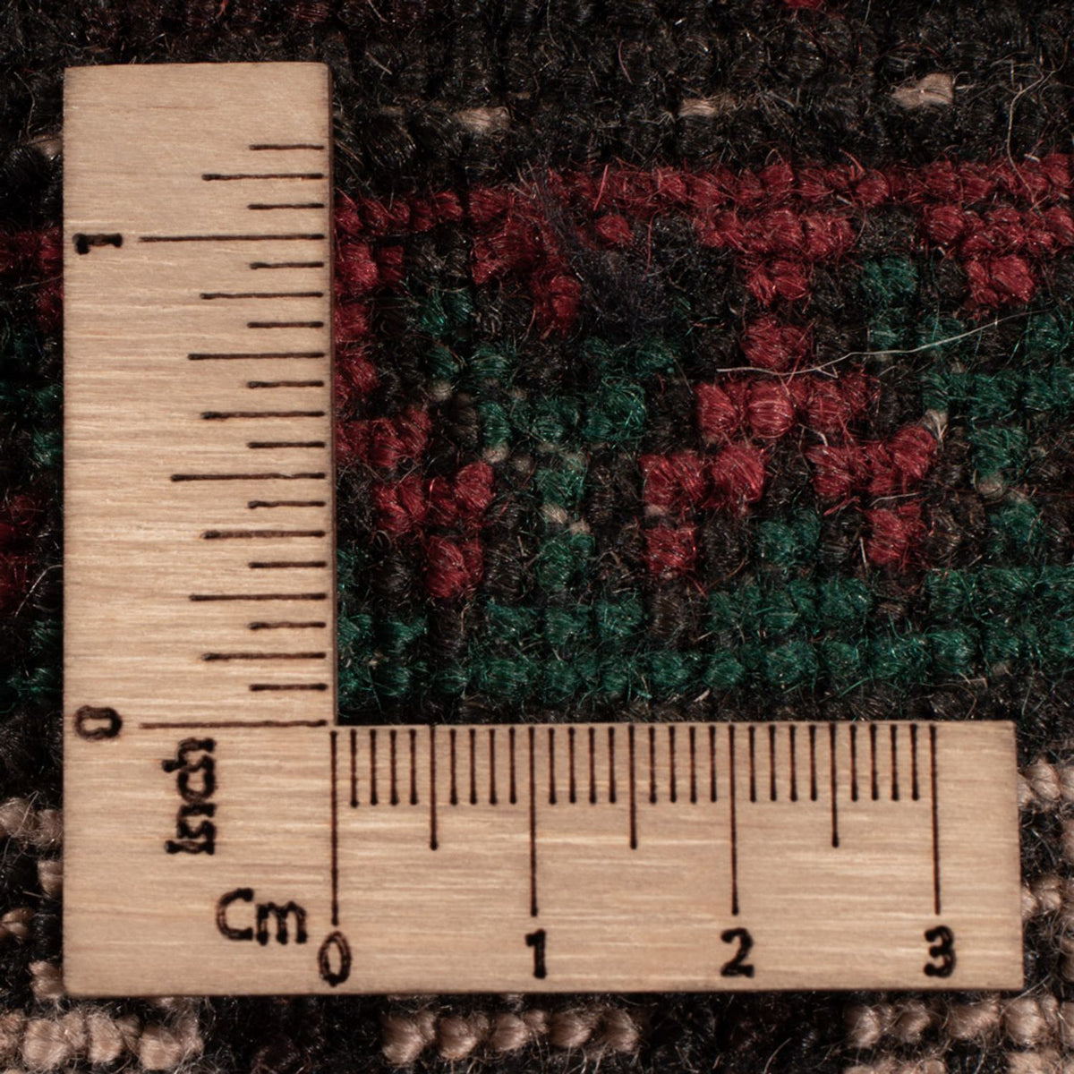 Dywan beludżycki - 194 x 123 cm - ciemna czerwień