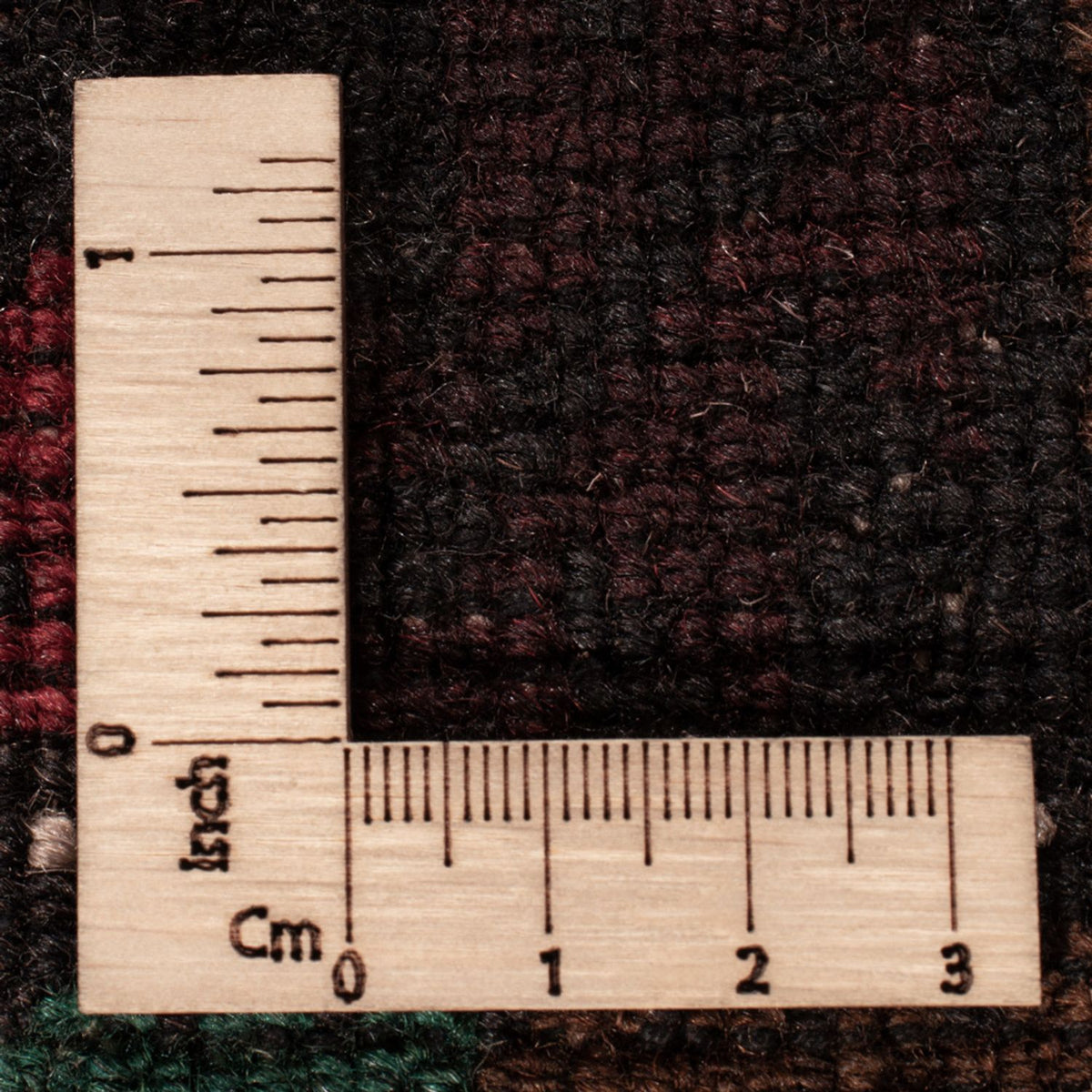 Dywan beludżycki - 198 x 116 cm - ciemna czerwień