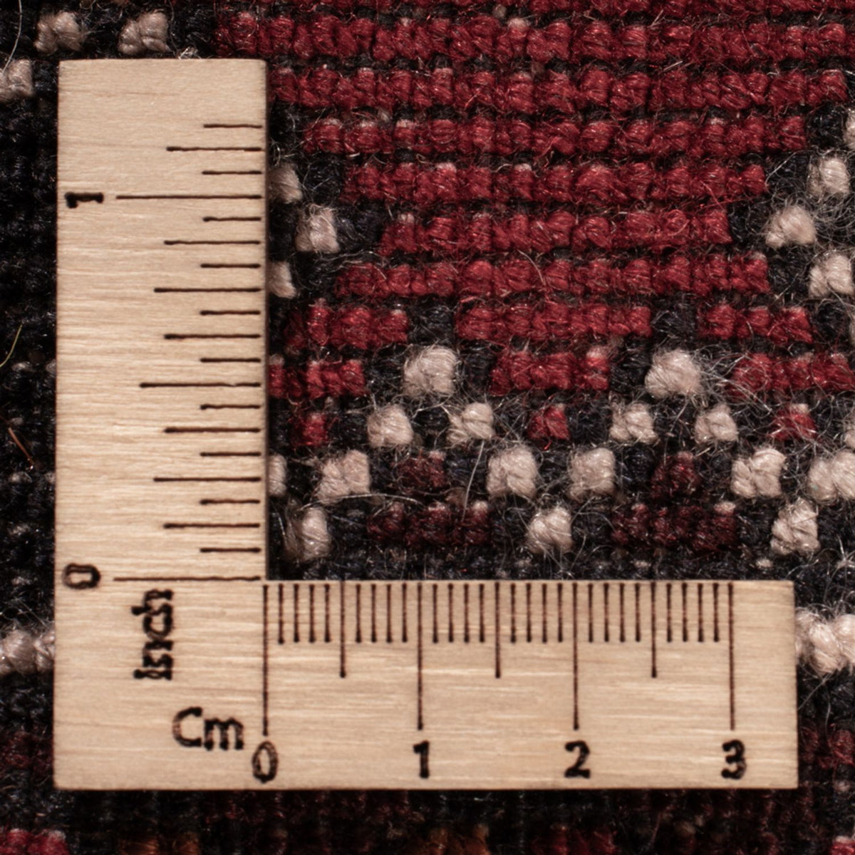 Dywan beludżycki - 183 x 123 cm - ciemna czerwień