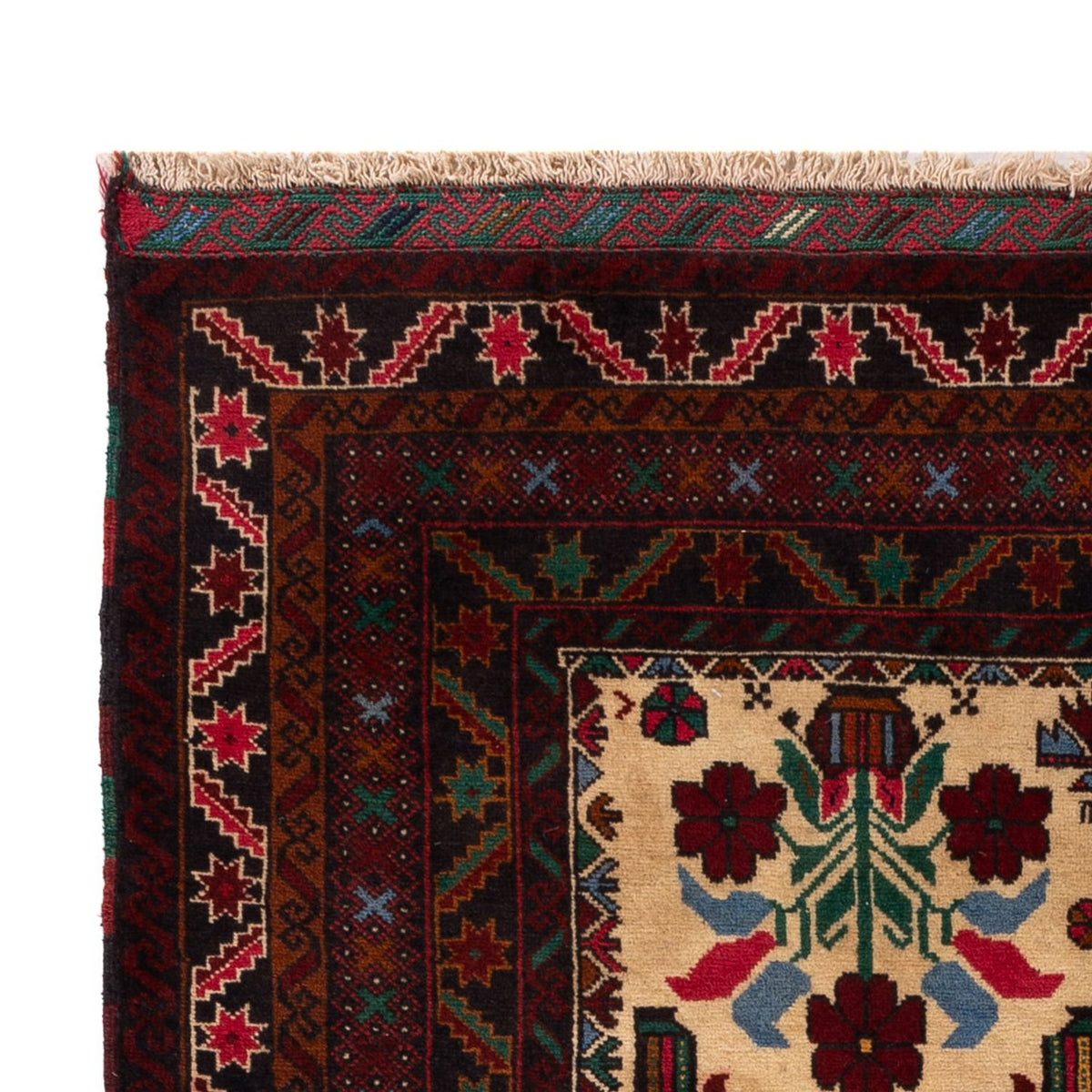 Dywan beludżycki - 177 x 117 cm - wielokolorowy