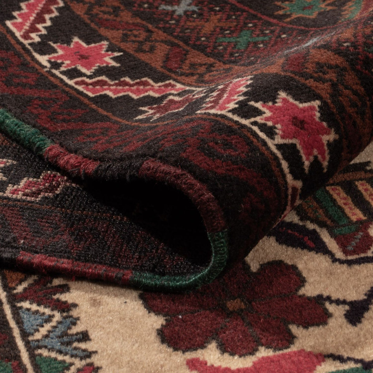 Dywan beludżycki - 177 x 117 cm - wielokolorowy