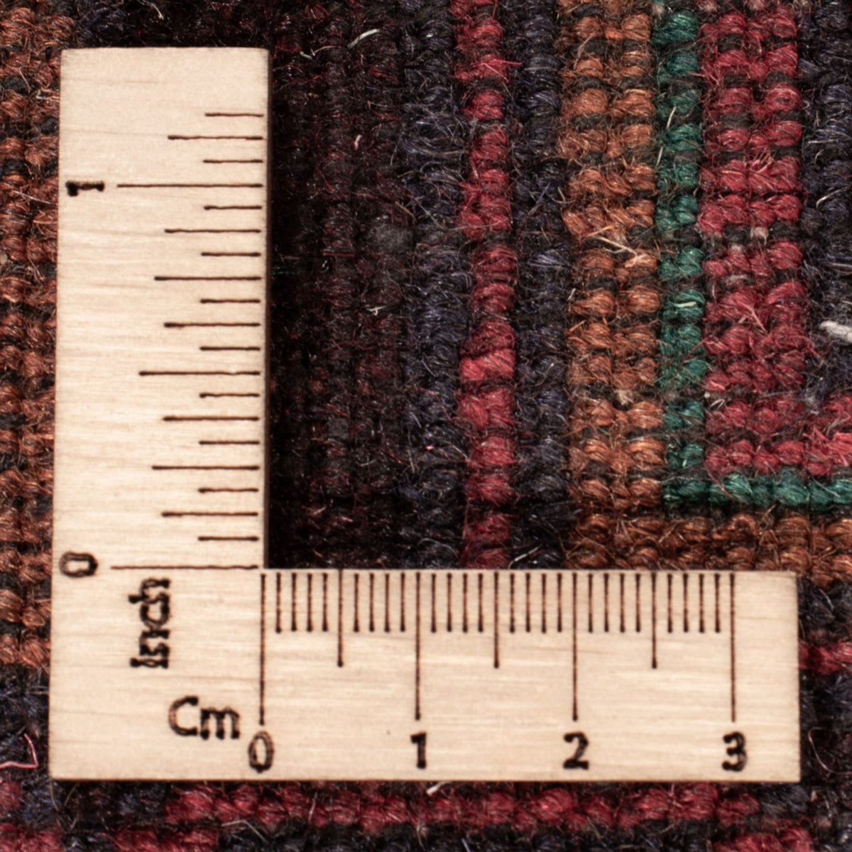 Dywan beludżycki - 183 x 114 cm - ciemna czerwień