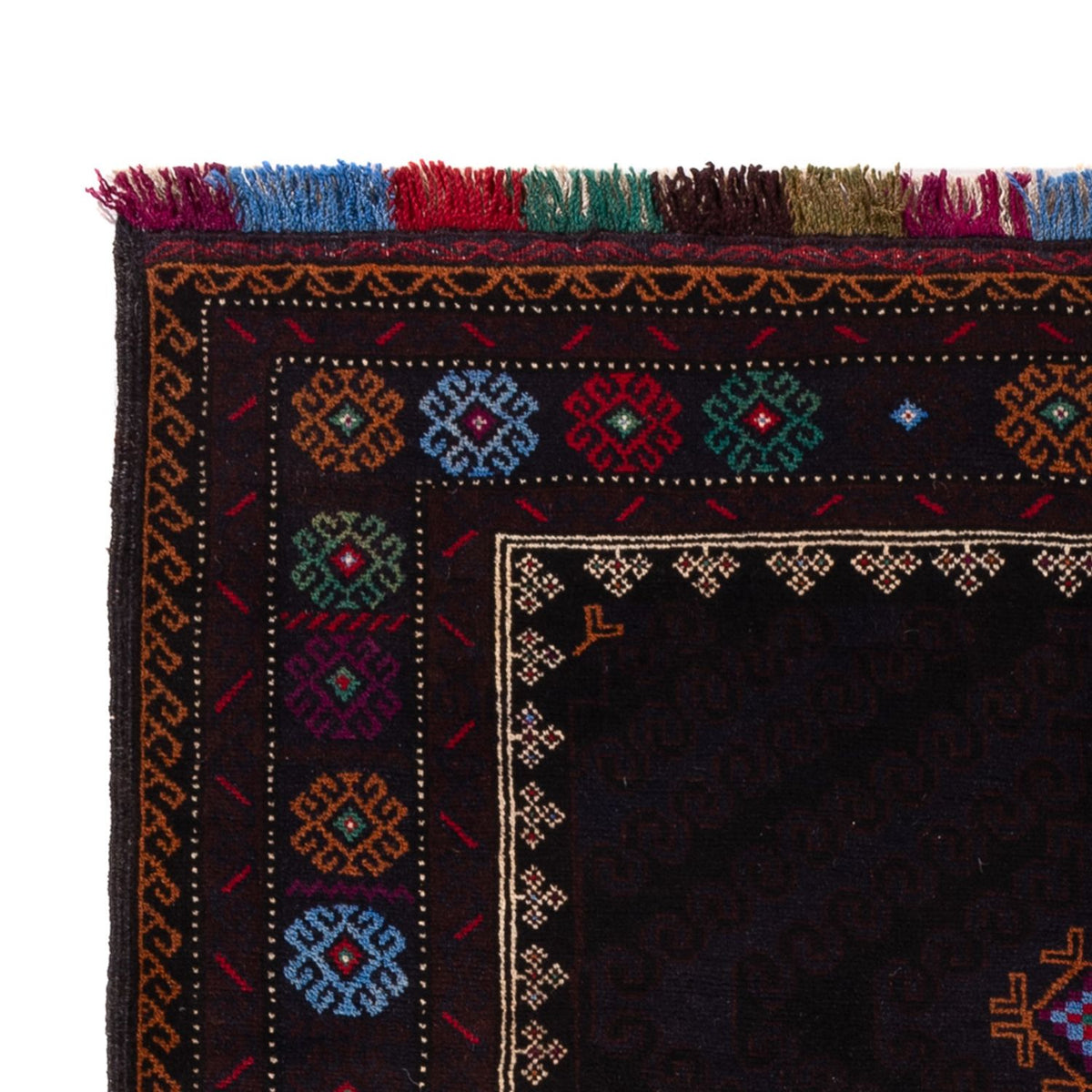 Dywan beludżycki - 195 x 116 cm - ciemnoniebieski