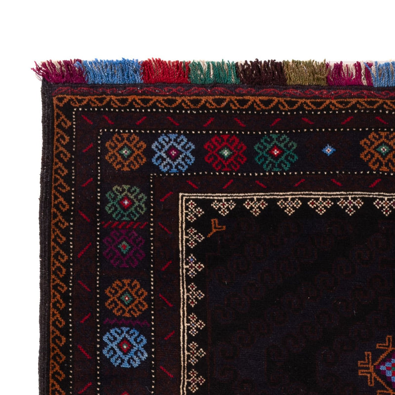 Dywan beludżycki - 195 x 116 cm - ciemnoniebieski