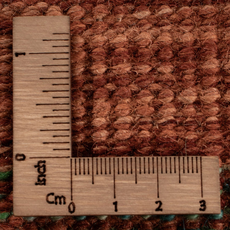 Dywan Kelim - Splash - 290 x 207 cm - pomarańczowy