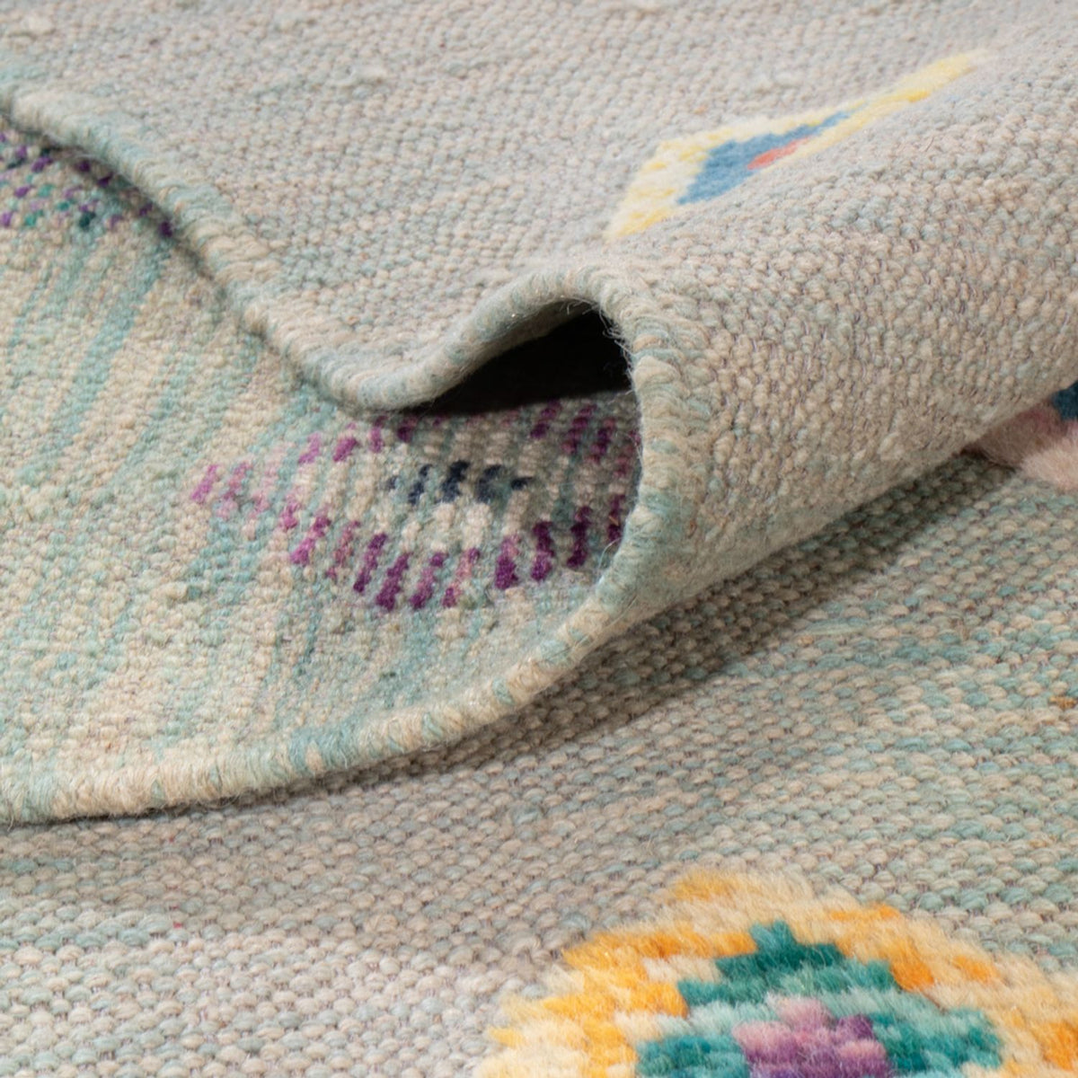 Dywan Kelim - Splash - 298 x 207 cm - wielokolorowy