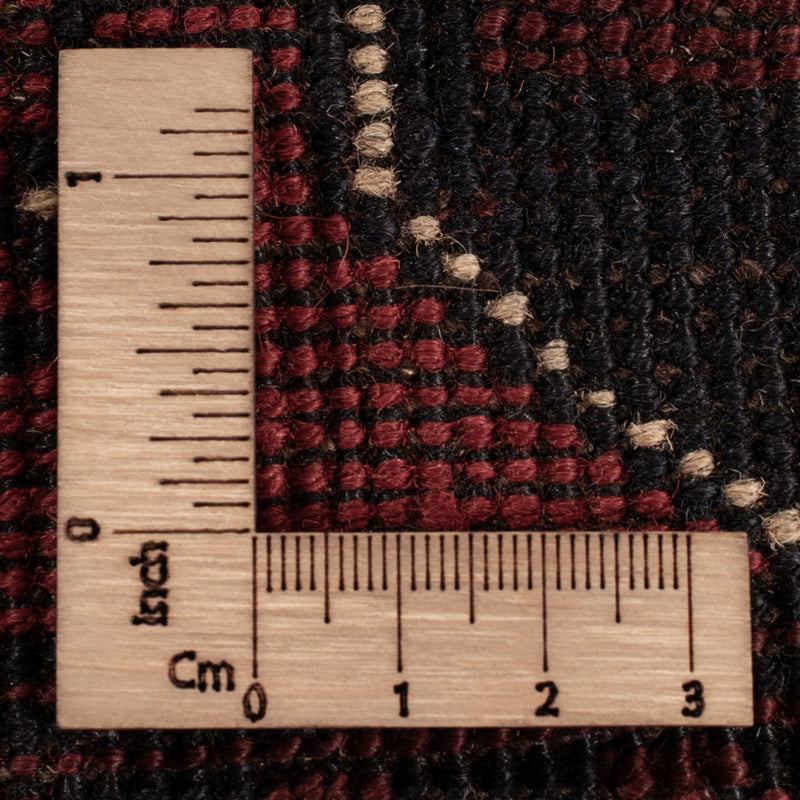 Afgański dywan - Kunduz - 194 x 126 cm - ciemna czerwień