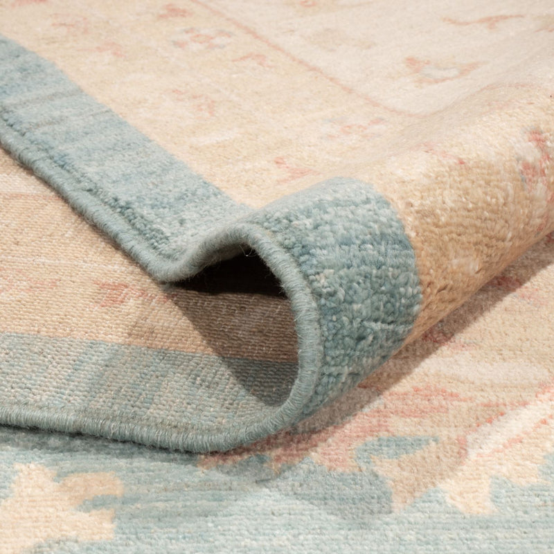 Dywan Zieglera - 496 x 409 cm - jasnoniebieski