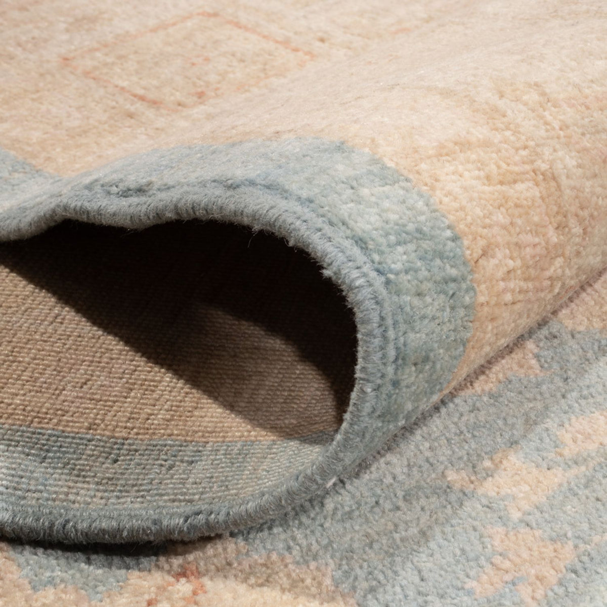 Dywan Zieglera kwadratowy  - 389 x 399 cm - jasnoniebieski