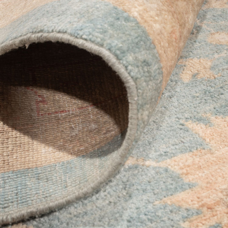 Dywan Zieglera - 440 x 304 cm - jasnoniebieski