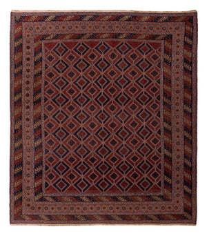 Kelim Teppich - Oriental - 243 x 214 cm - rot