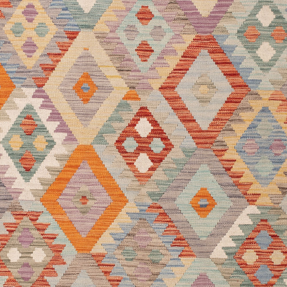 Kelim Teppich - Splash - 251 x 177 cm - bunt