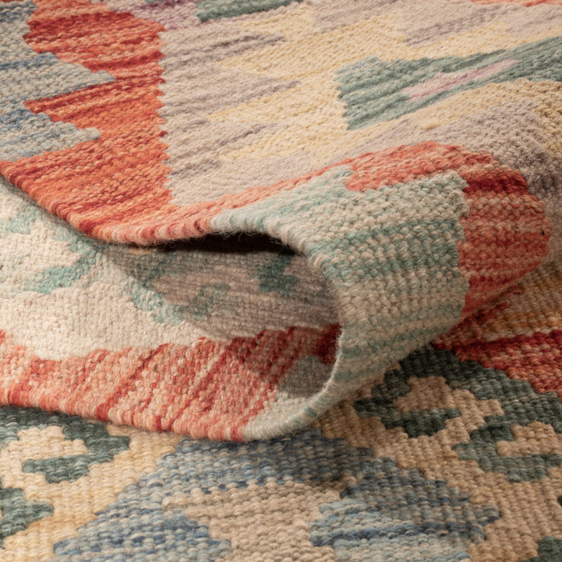 Kelim Teppich - Splash - 246 x 175 cm - bunt