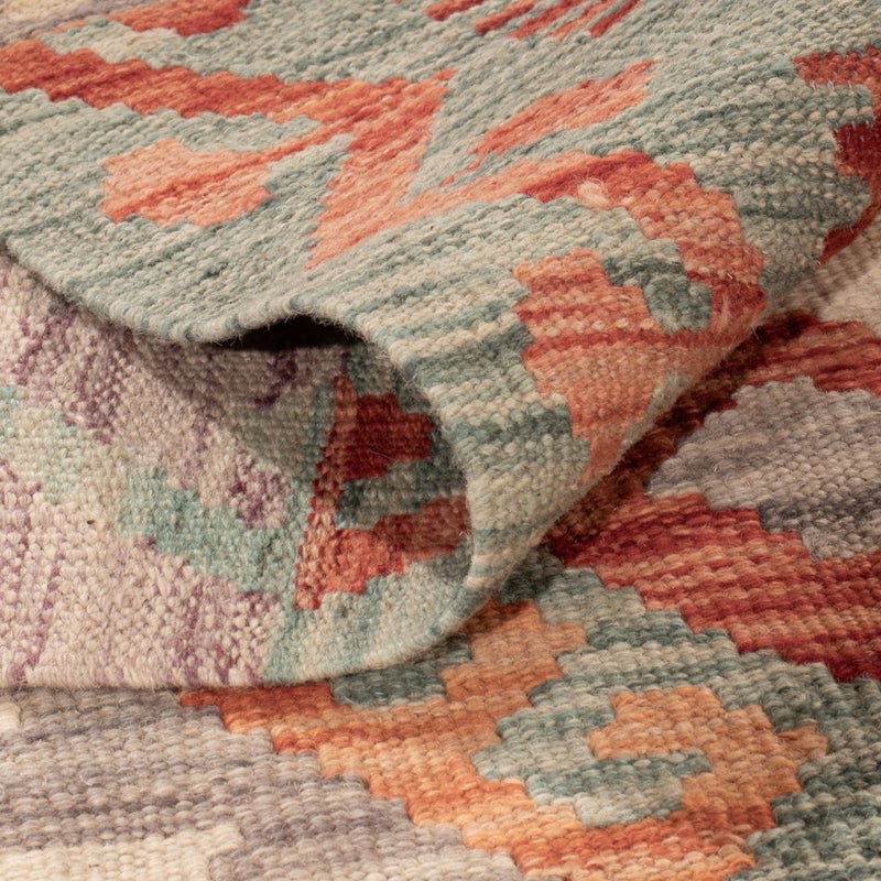 Kelim Teppich - Splash - 198 x 148 cm - bunt