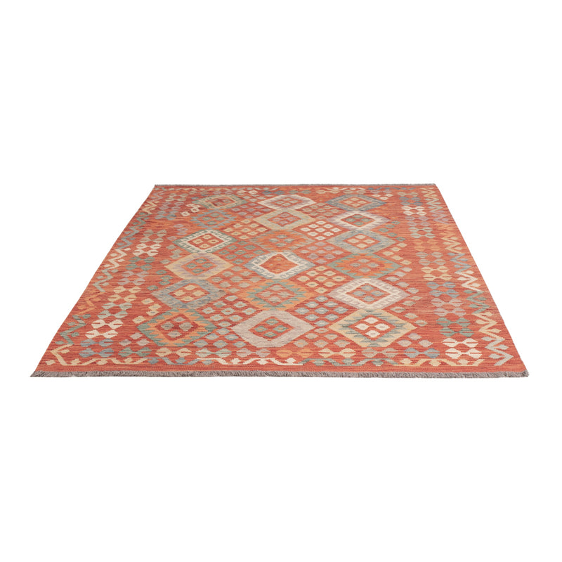 Kelim Teppich - Splash - 203 x 155 cm - bunt