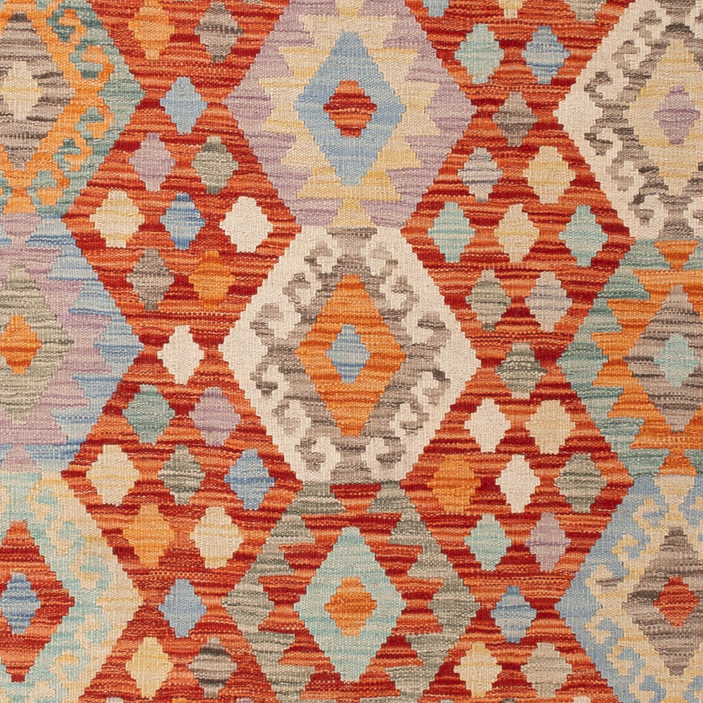 Kelim Teppich - Splash - 201 x 153 cm - bunt