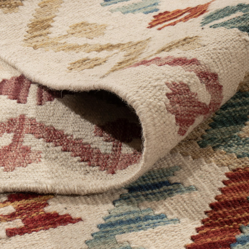 Kelim Teppich - Splash - 195 x 157 cm - bunt