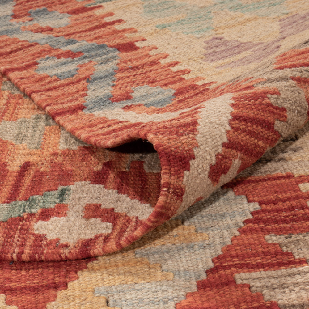 Kelim Teppich - Splash - 236 x 173 cm - bunt