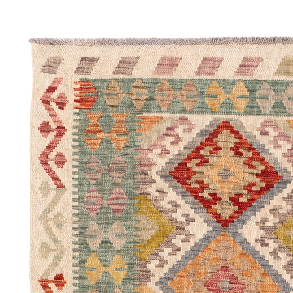 Kelim Teppich - Splash - 200 x 145 cm - bunt